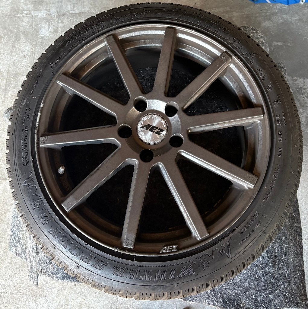 AEZ velgen met winterbanden, Auto-onderdelen, Banden en Velgen, Ophalen, 18 inch, Gebruikt, Velg(en)