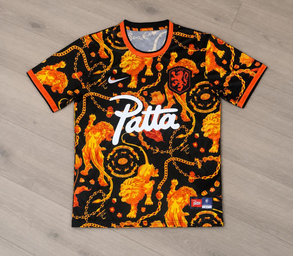 Warming Up Shirt Nederlands Elftal x Patta, Sport en Fitness, Maat L, Verzenden, Nieuw, Shirt