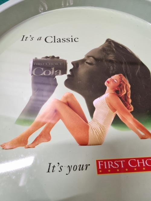 Dienblad first choice cola, Huis en Inrichting, Woonaccessoires | Dienbladen, Ophalen of Verzenden, 'T Olde Gre-j, Info@toldegrej.nl