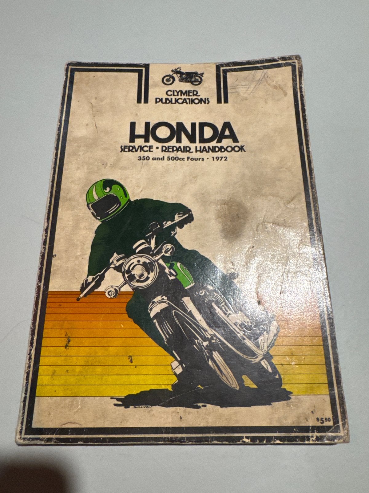Honda Service & Reparatie Handboek 350 en 500cc Fours 1972, Ophalen of Verzenden