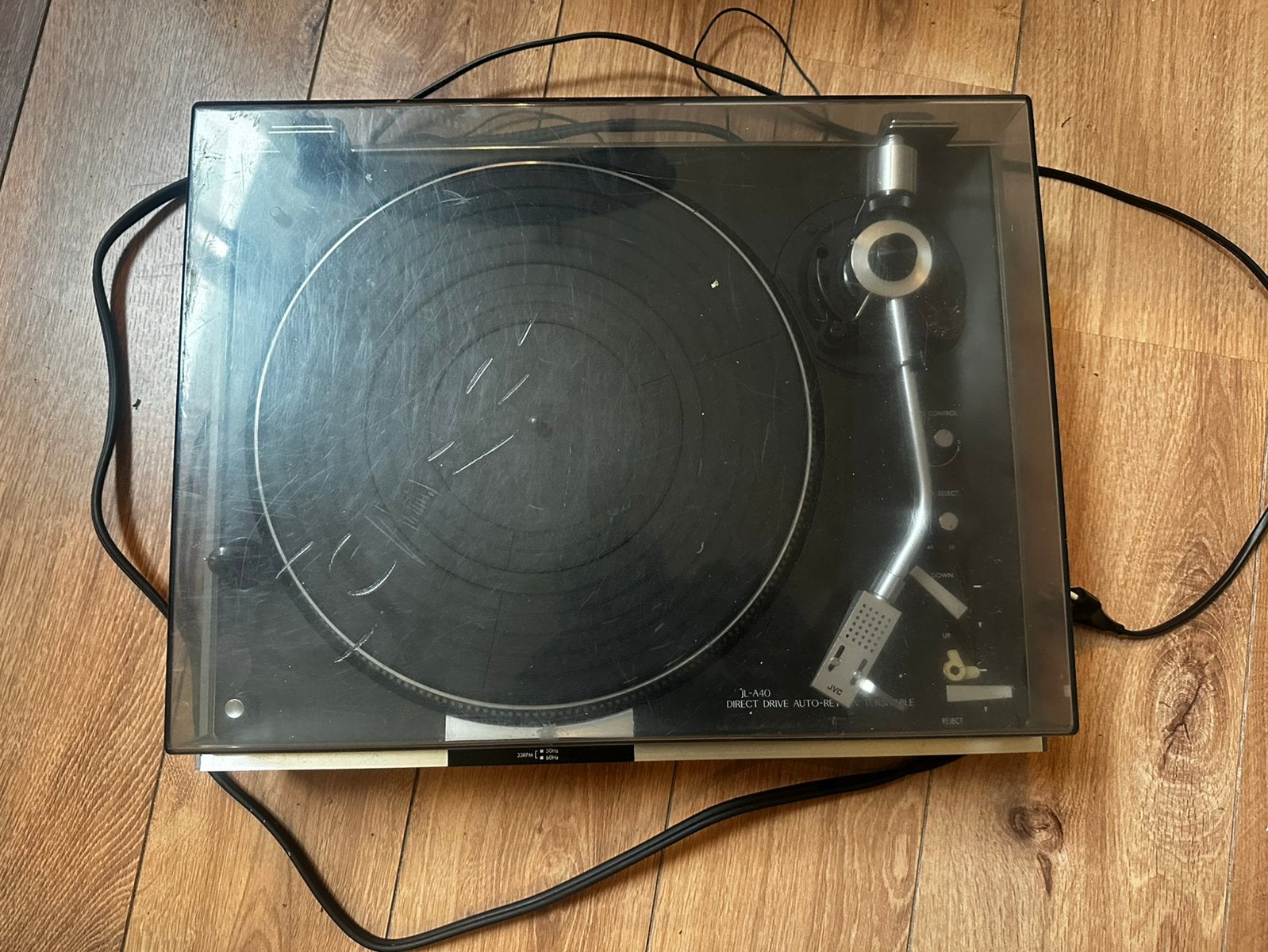 JVC JL-A40 direct drive platenspeler, Audio, Tv en Foto, Ophalen, Gebruikt, Platenspeler, Overige merken