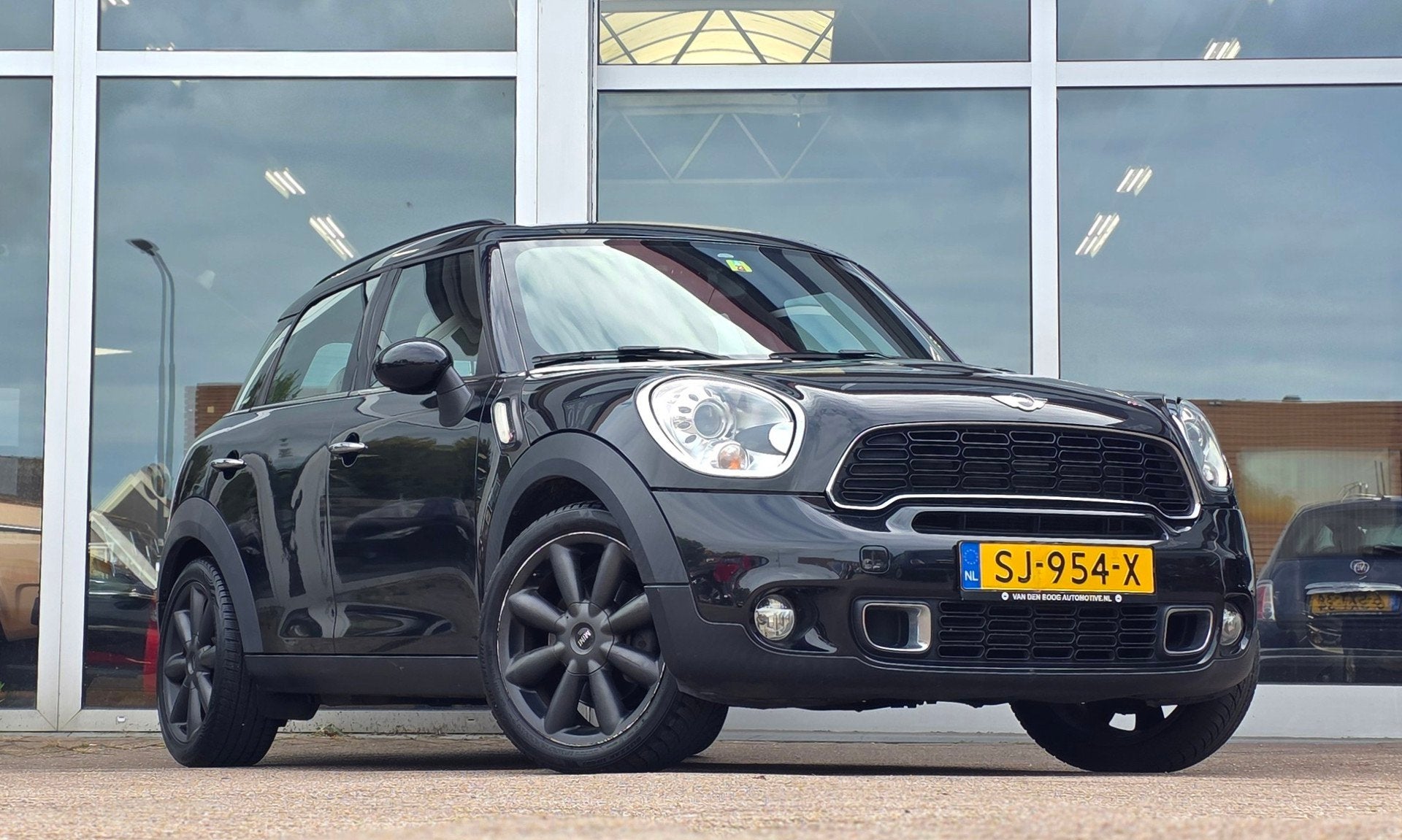 Mini Mini Countryman 1.6 Cooper S Chili | Leder | climate co, Auto's, Mini, Euro 5, Gebruikt, Beige, Zwart
