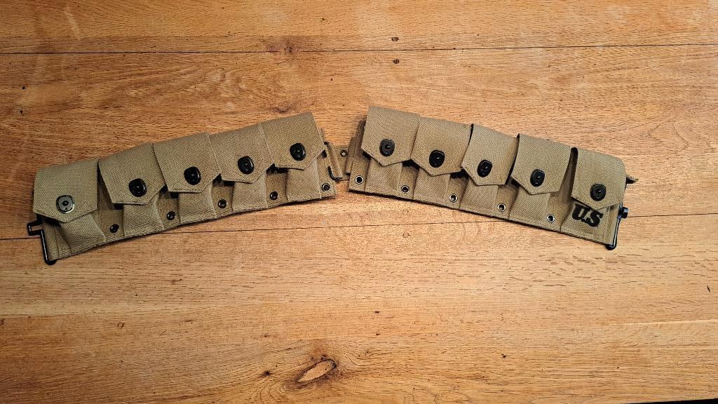 US Army M1 Garand M1923 Cardridge Belt, Verzenden, Amerika, Embleem of Badge