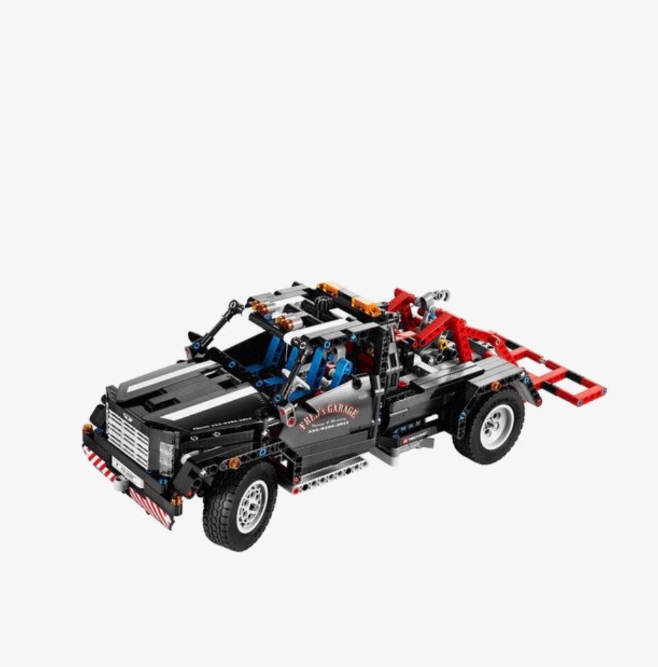 Lego Technic 9395 Sleepwagen - met boekjes, Ophalen of Verzenden, Zo goed als nieuw