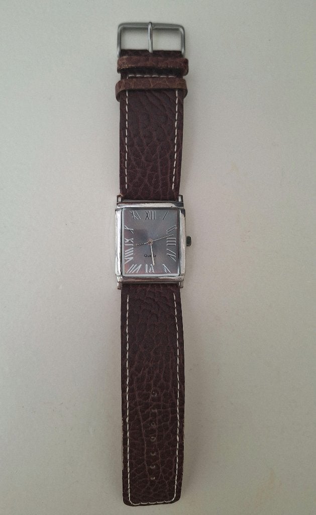 Lederen horlogeband Claudio Calli 28 mm (incl. horloge), Ophalen of Verzenden, Leer, Overige merken
