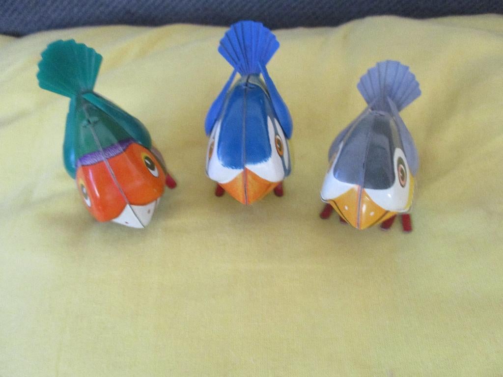3 blikken vogeltjes Lehmann, Ophalen of Verzenden