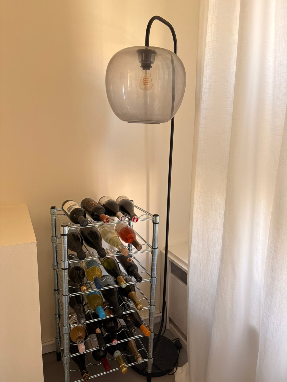 Bolia grape vloerlamp met marmeren poot, Ophalen of Verzenden, Zo goed als nieuw, 150 tot 200 cm