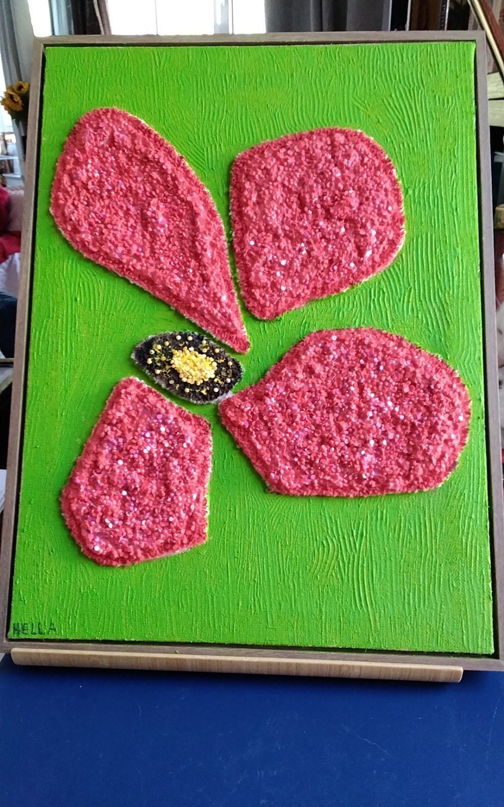 Moderne schilderij  ontworpen  met verschillende materialen, Ophalen of Verzenden