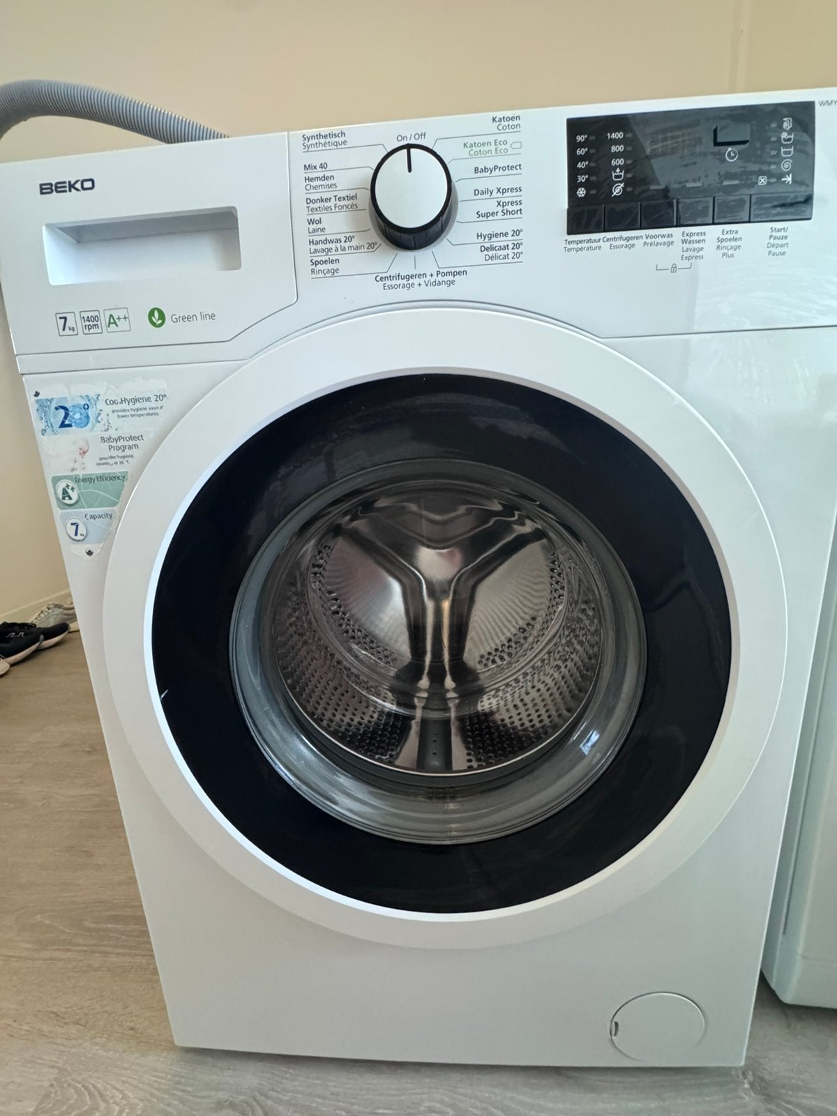 Beko wasmaschine, Ophalen, Gebruikt, 85 tot 90 cm, 1200 tot 1600 toeren