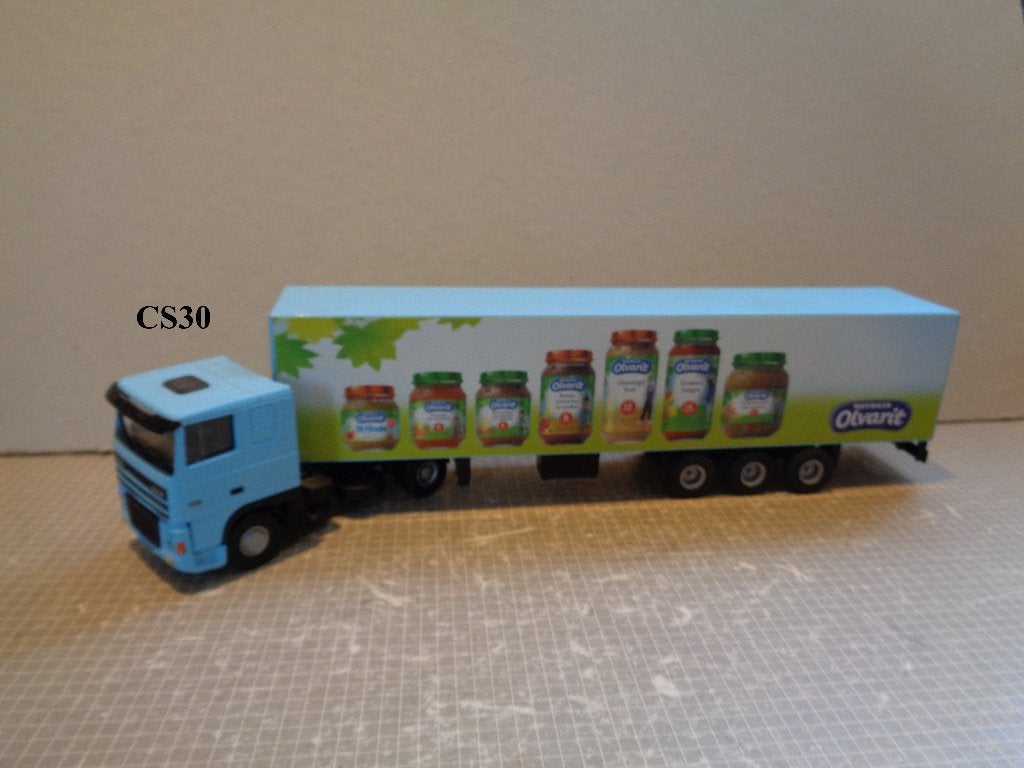 lion daf 95 xf lc met euro trailer, Ophalen of Verzenden, Nieuw, Bus of Vrachtwagen, Lion Toys