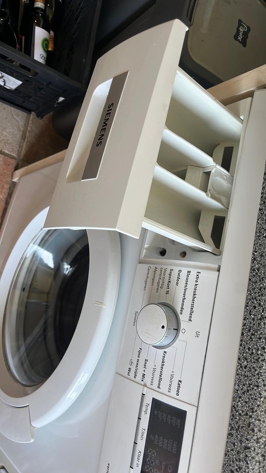 Siemens WM14E427NL/01 wasmachine - perfecte wasresultaten, Ophalen, Gebruikt, Voorlader, Kort programma