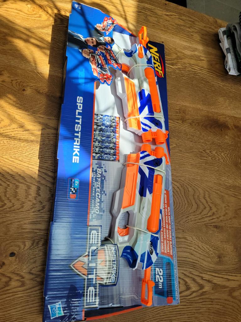 Nieuwe Nerf Splitstrike Blaster - Battlecamo Elite, Ophalen of Verzenden, Nieuw