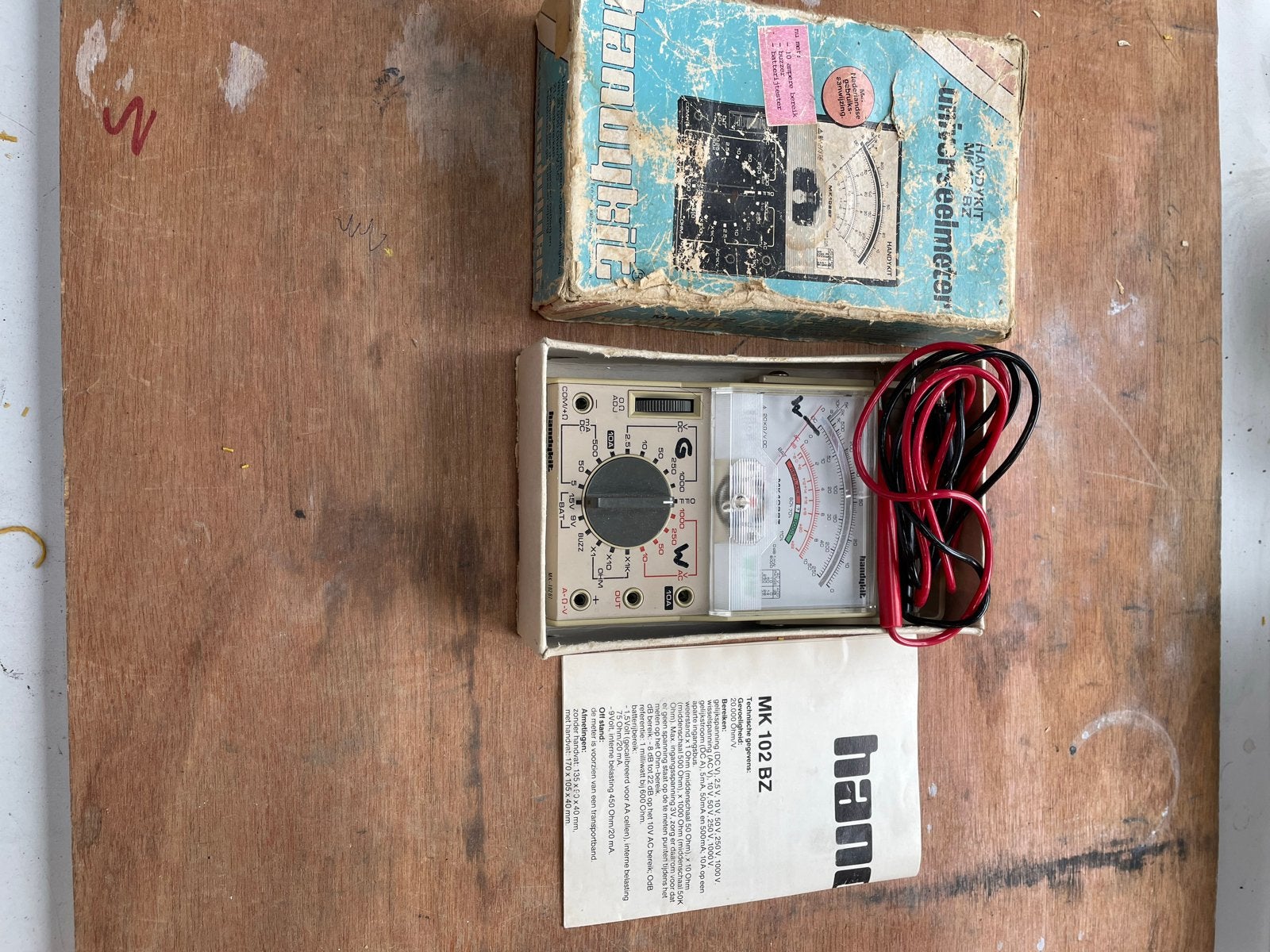 Handykit MK 102 BZ Universeelmeter - Vintage Multimeter, Verzenden, Gebruikt, Multimeter