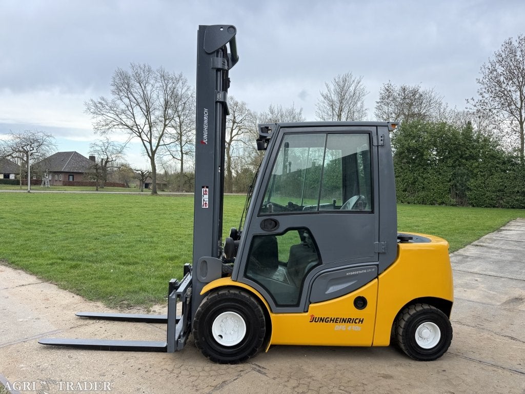 Jungheinrich 3000KG diesel triplo 7m Sideshift 4e vent 2300u, Diesel, Jungheinrich, Heftruck, Ophalen of Verzenden
