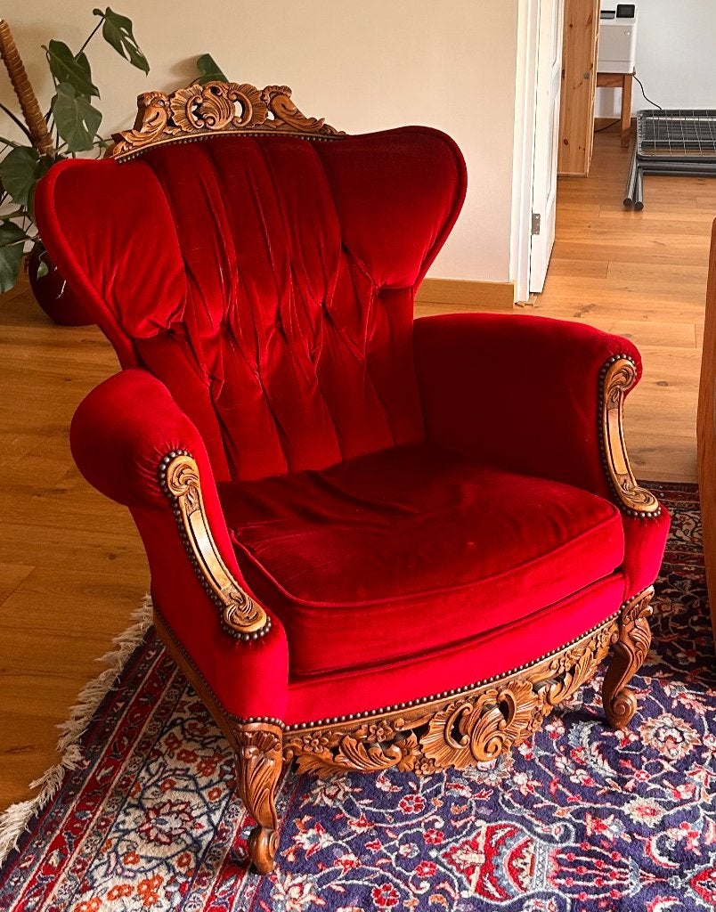 Fauteuil, Huis en Inrichting, Fauteuils, Ophalen, Gebruikt, 75 tot 100 cm, 50 tot 75 cm