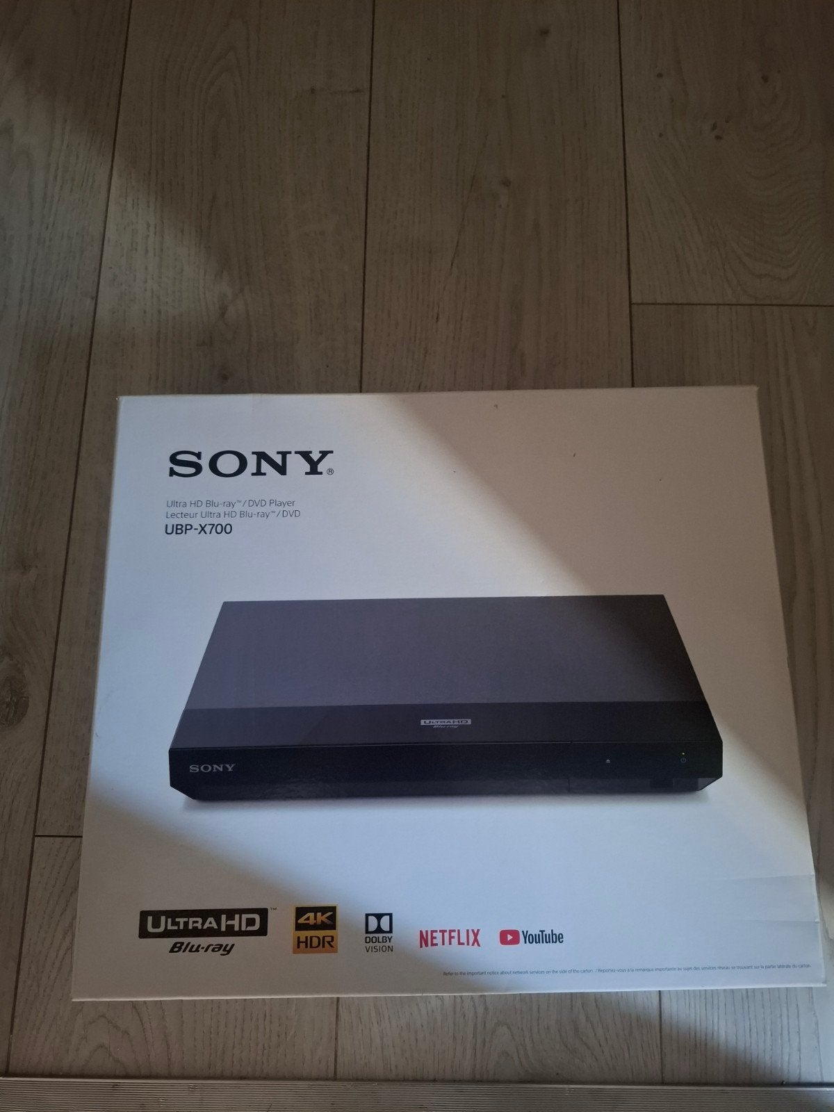 Sony UBP-X700 4K Ultra HD Blu-ray Speler, Audio, Tv en Foto, Blu-ray-spelers, Ophalen of Verzenden, Zo goed als nieuw, Sony