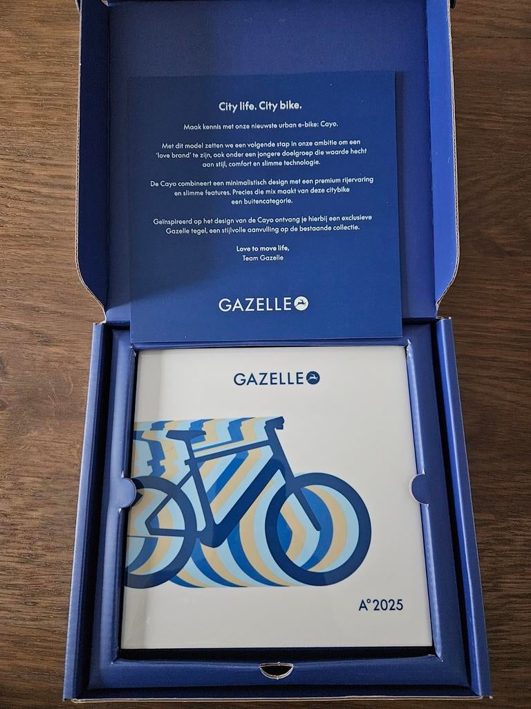GAZELLE TEGELTJE 2026, Ophalen of Verzenden, Speelkaart(en)