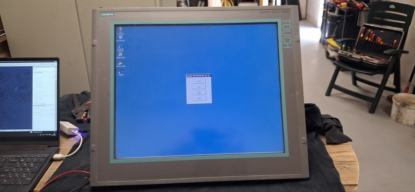 Siemens HMI 19" 6AV6 644-0AC01-2AX1, Ophalen