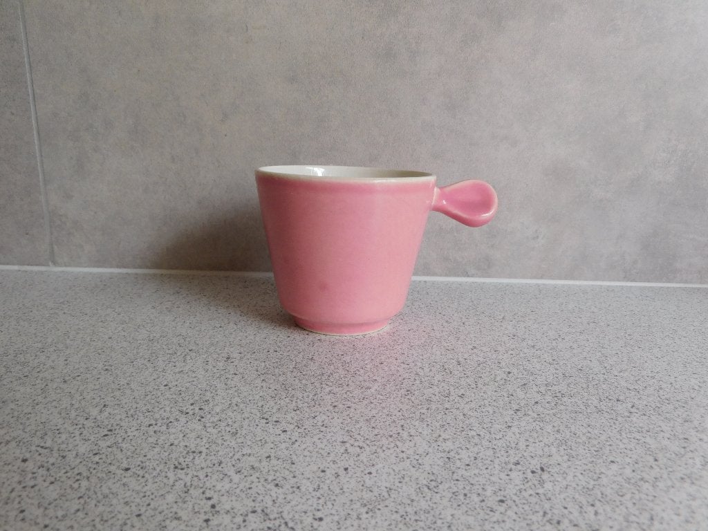 Kopje Roze La Louviere Boch Belgium - 150 ml, Ophalen of Verzenden