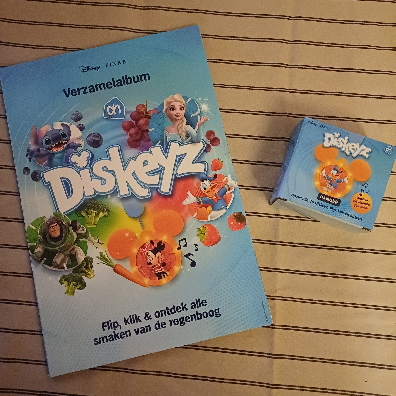 complete boek met alle 30 diskeyz van  A.H  met oranje hange, Albert Heijn, Ophalen