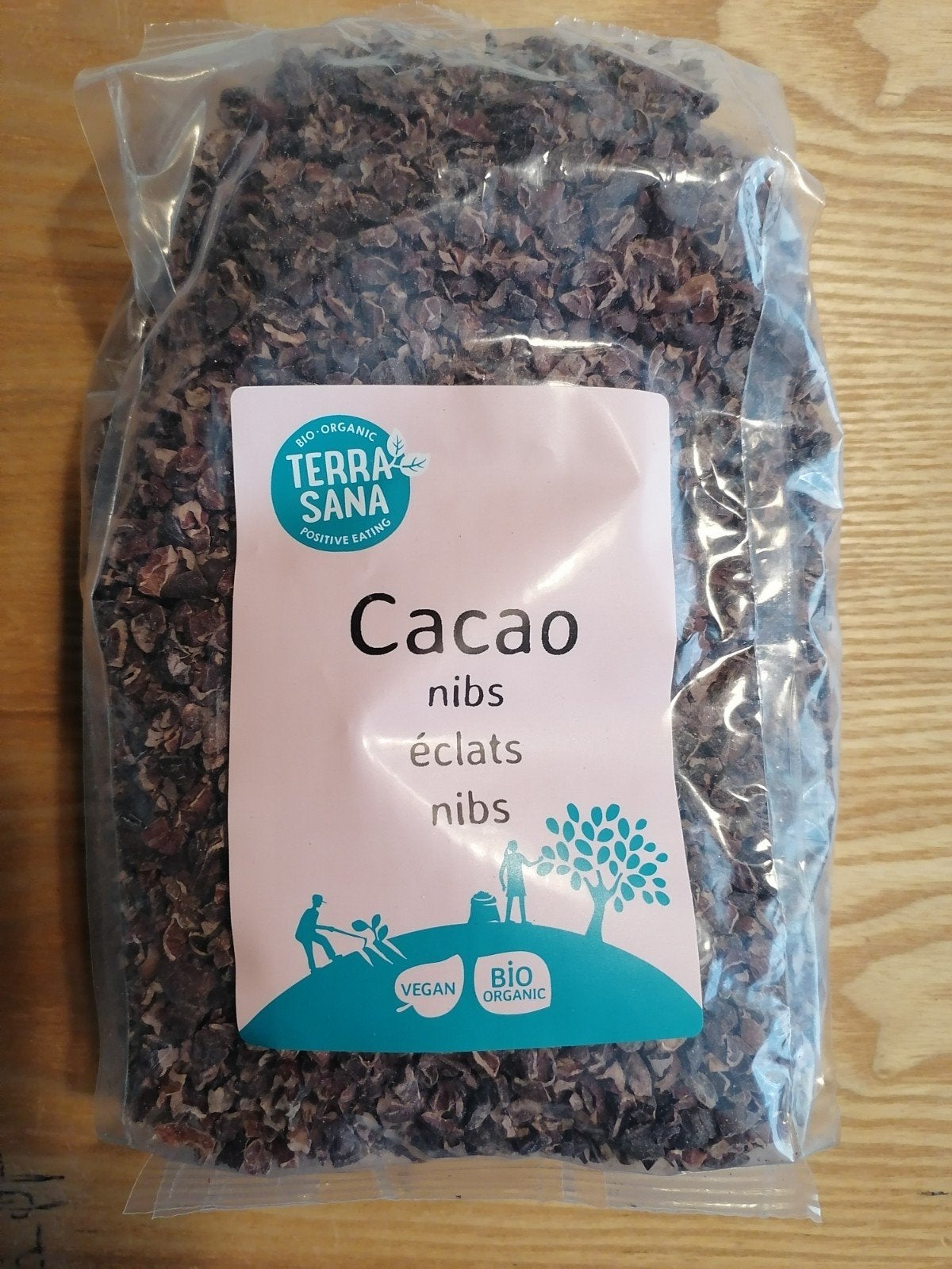Terrasana cacao nibs 2 kilo 4x500 gram, Dieren en Toebehoren, Ophalen of Verzenden