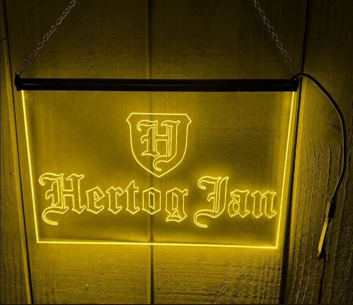 Led bord Hertog Jan, Verzamelen, Ophalen of Verzenden, Nieuw, Reclamebord, Plaat of Schild, Hertog Jan