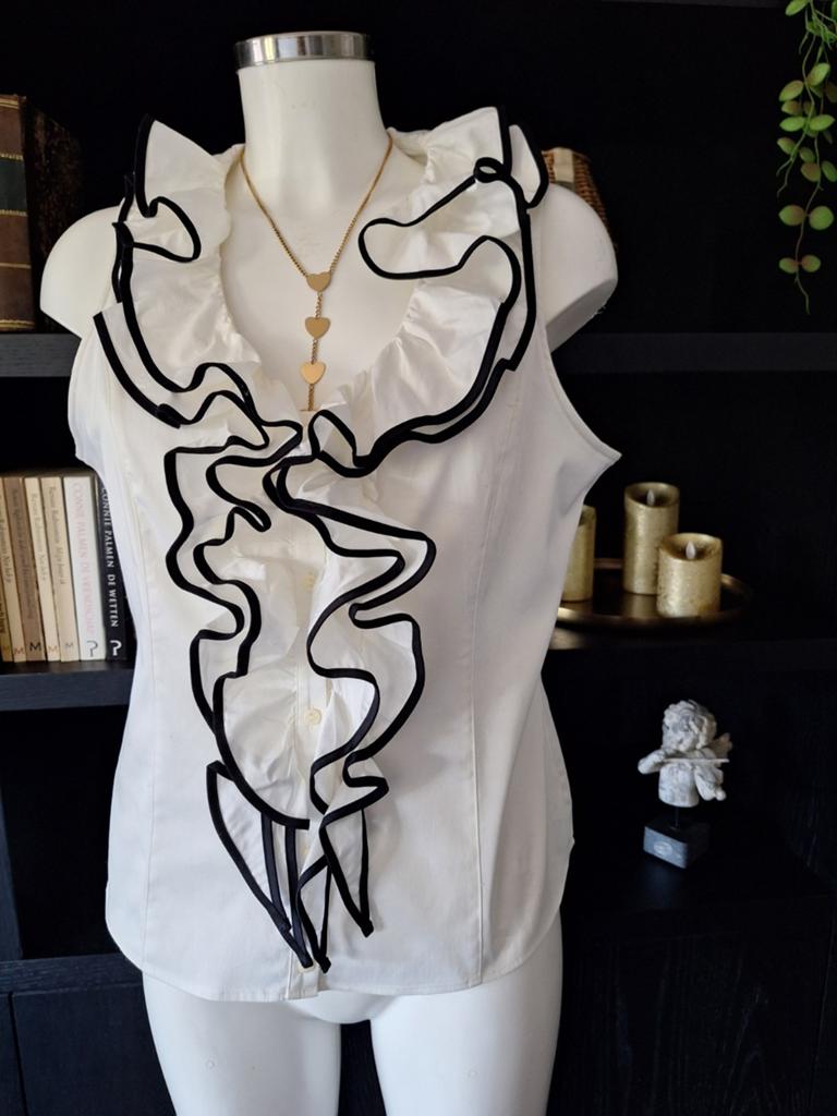 Blousje Promiss maat M 38 40, Maat 38/40 (M), Promiss, Wit, Ophalen of Verzenden