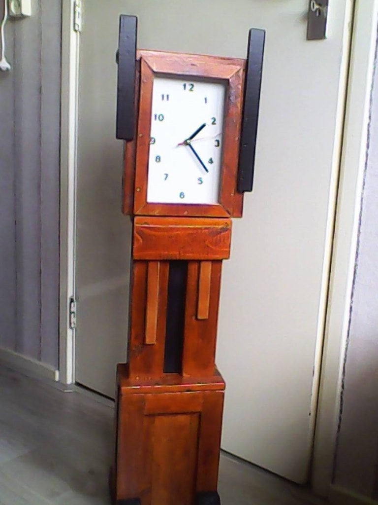 staande klok, Ophalen