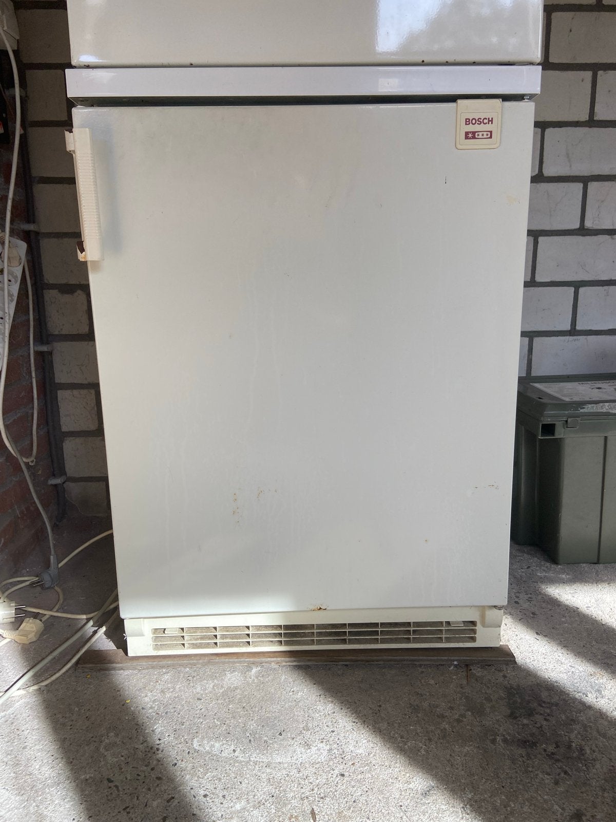 Bosch Exclusiv Vrieskast - Goed werkend, Gebruikt, 120 tot 140 cm, Minder dan 60 cm, Vrijstaand
