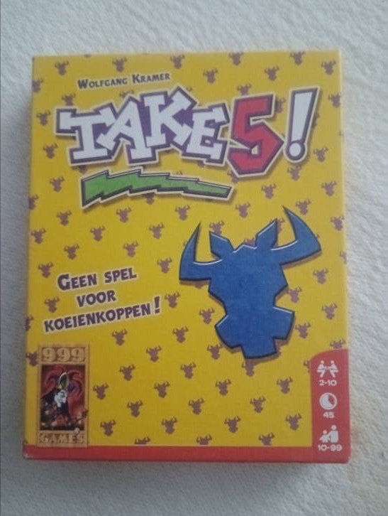 Take 5! Kaartspel van 999 Games - Zo goed als nieuw, Een of twee spelers, Ophalen of Verzenden, Zo goed als nieuw, 999 Games