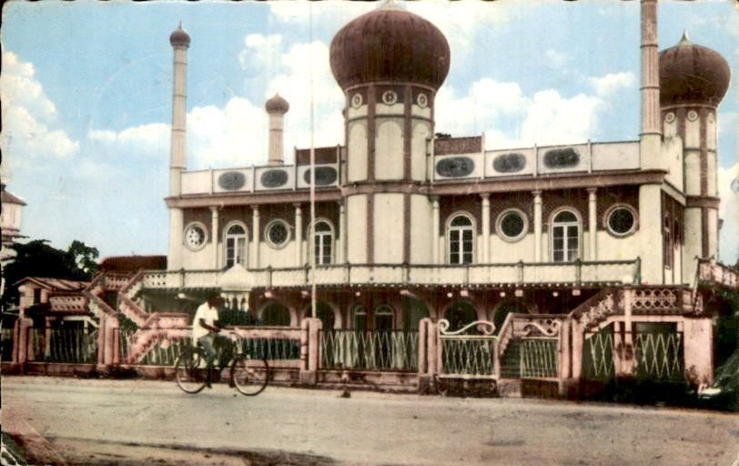 Suriname - Moskee - 1960, Verzenden, 1940 tot 1960, Gelopen, Noord-Holland