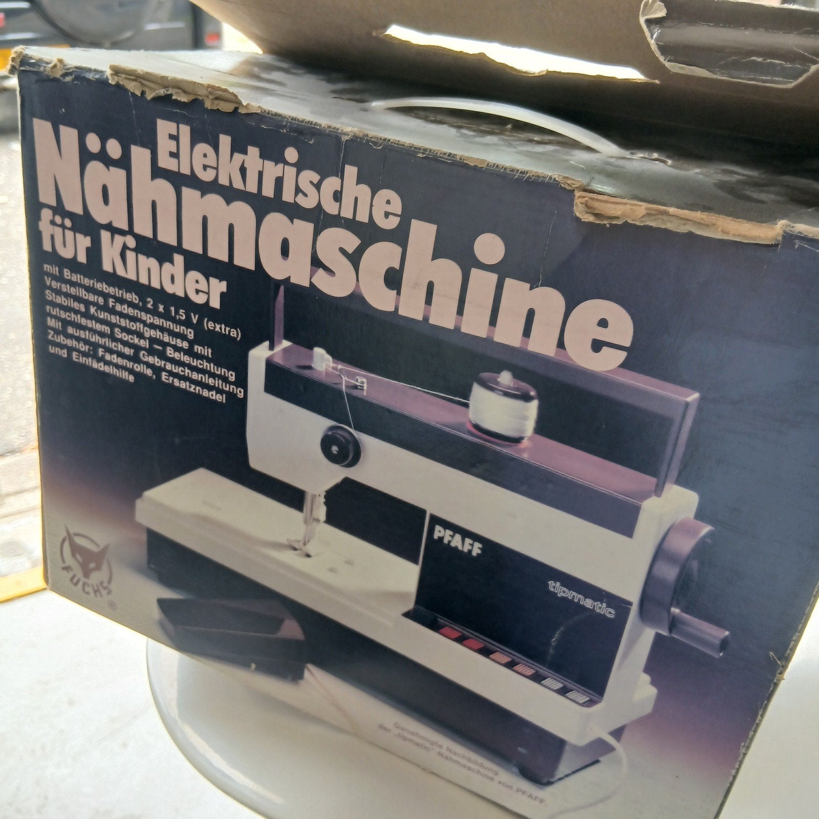 Vintage Pfaff Tipmatic Naaimachine voor Kinderen, Ophalen, Gebruikt, Naaimachine, Pfaff