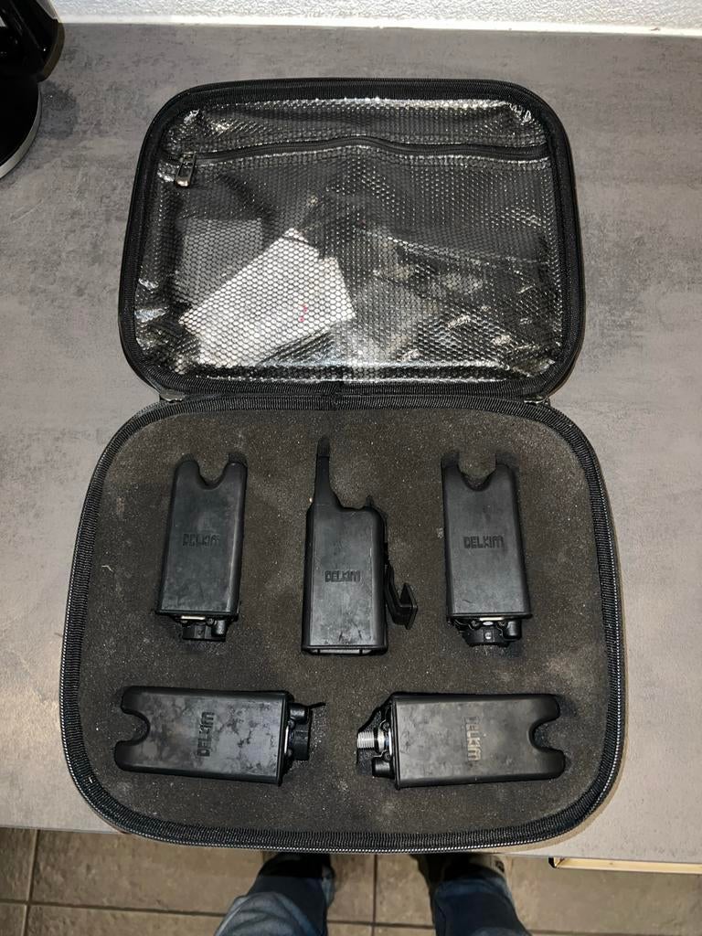 Delkim Txi-D 4+1 beetmelders set met receiver en accessoires, Ophalen of Verzenden, Zo goed als nieuw, Overige typen