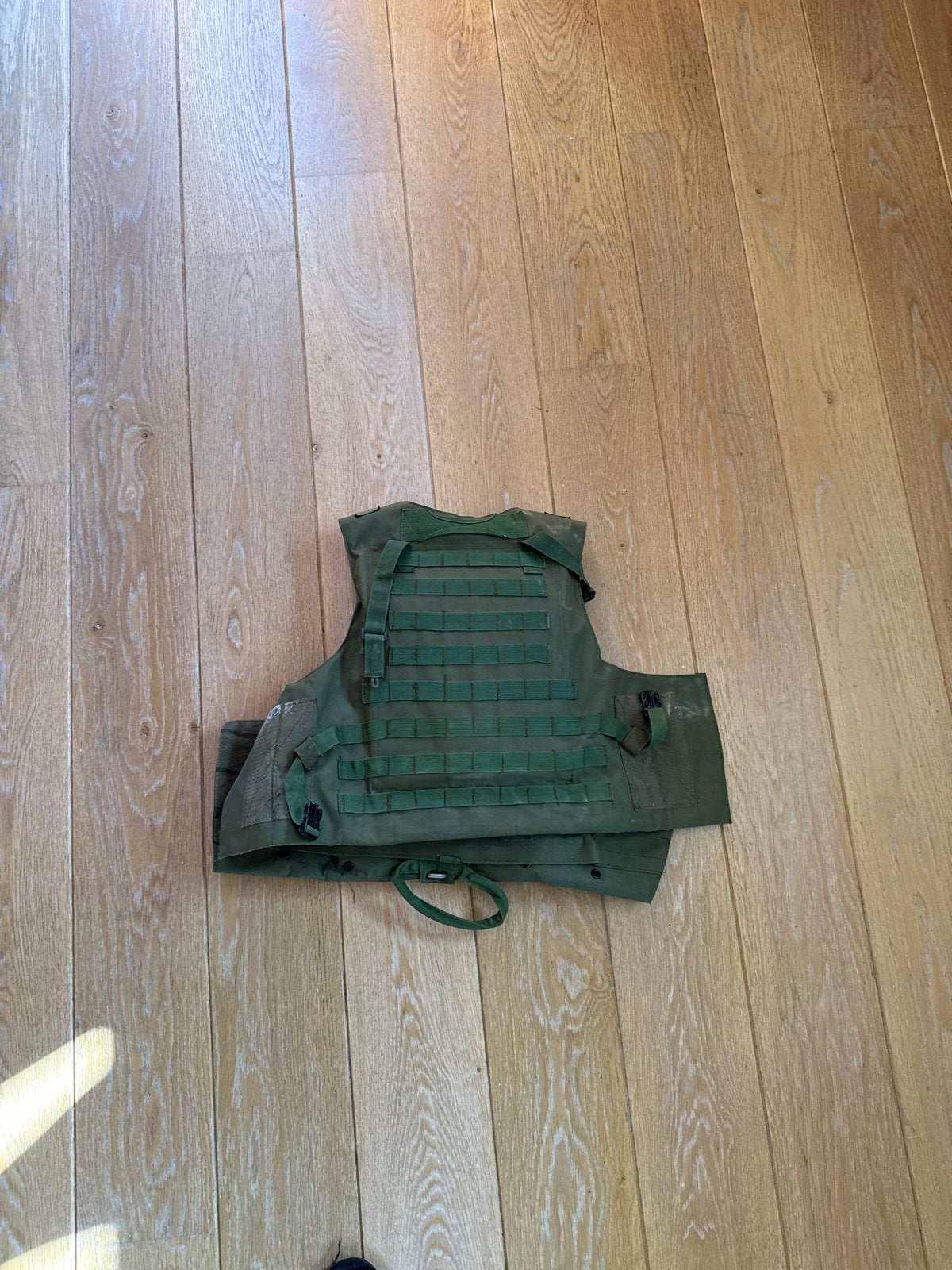 Groene Plate Carrier - Ideaal voor Airsoft, Ophalen of Verzenden, Gebruikt