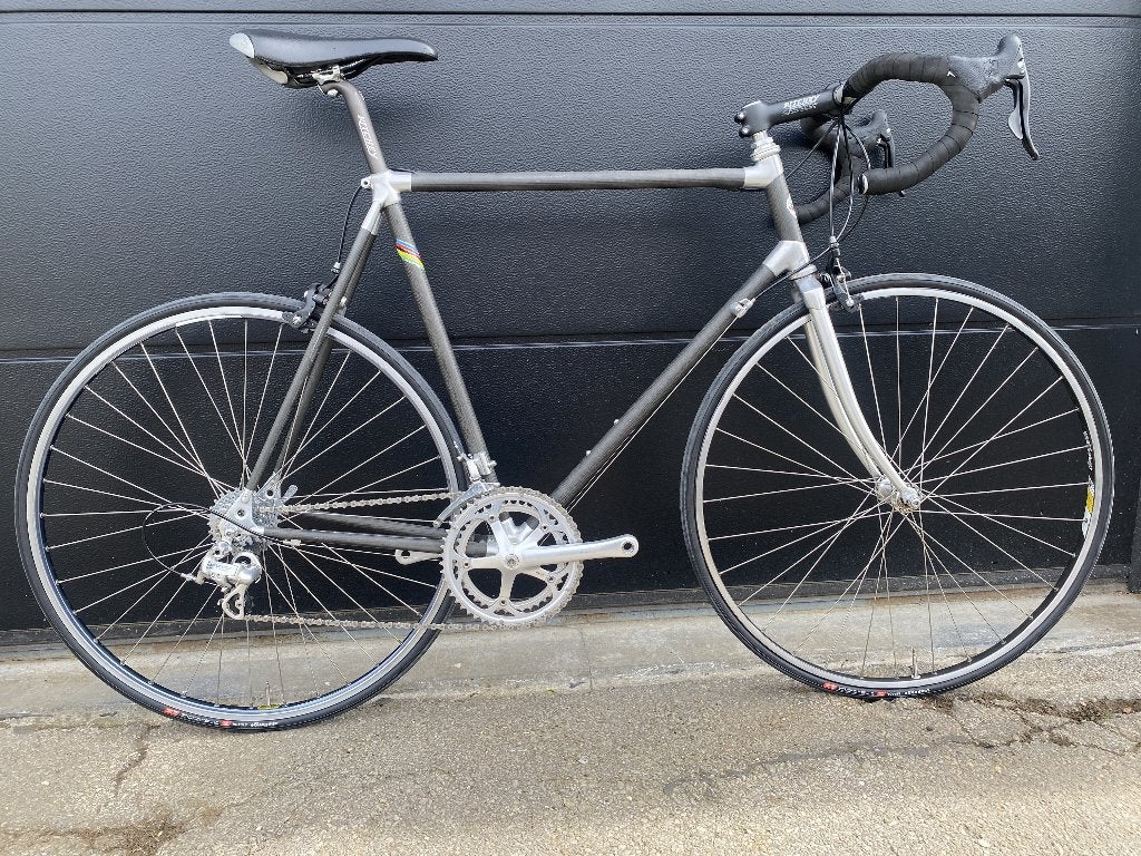 Alan Carbonio (1987) – Carbon/Alu – Campagnolo 10 – Maat 58, 55 tot 59 cm, Ophalen of Verzenden