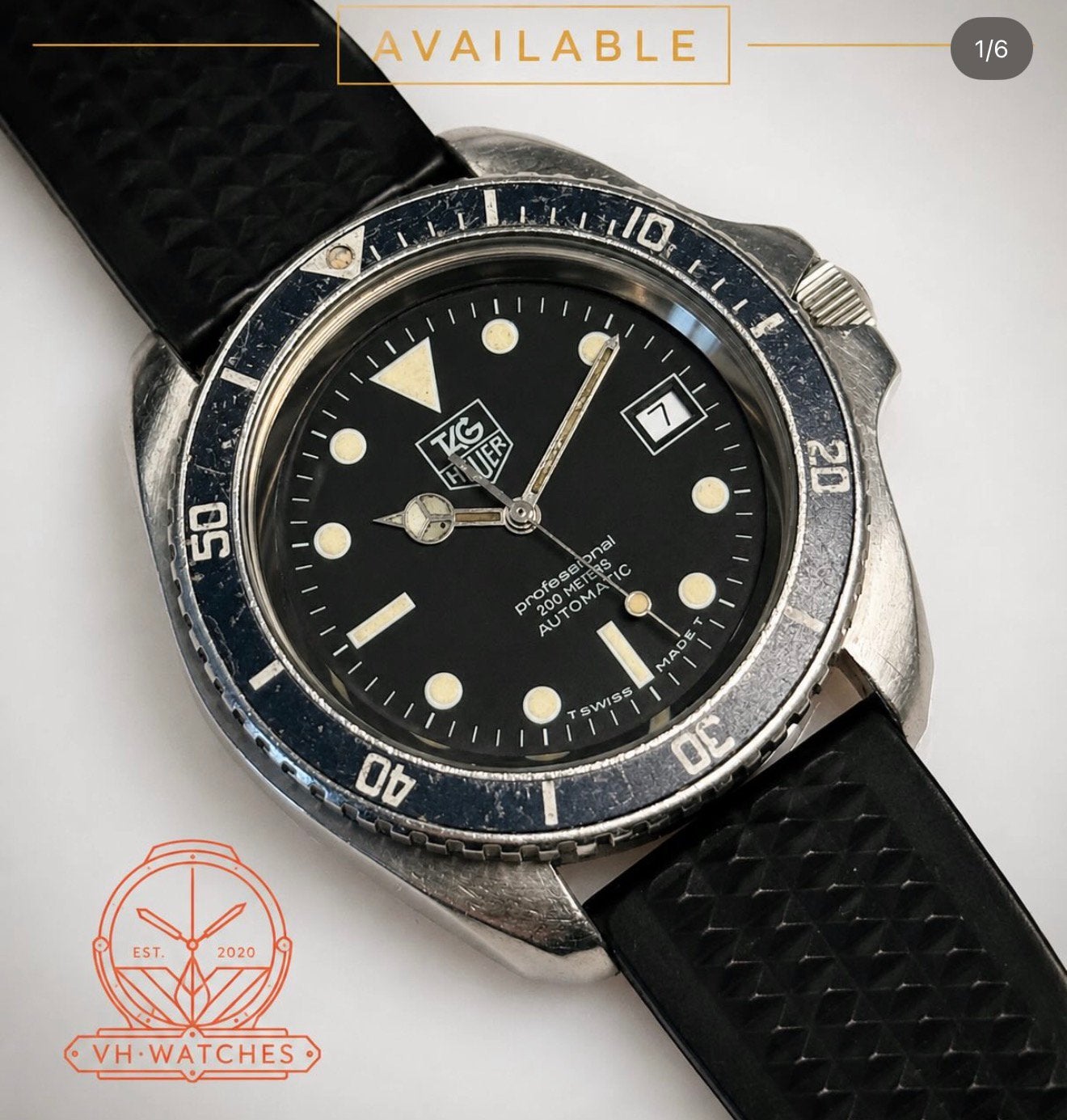 TAG Heuer 844/3 Monnin – Swiss Made – Automatic - Jubilee, Sieraden, Tassen en Uiterlijk, Horloges | Heren, Gebruikt, Polshorloge