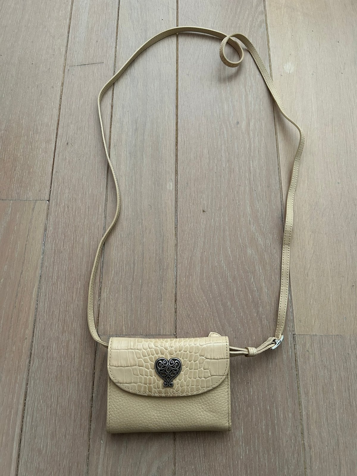 crossbody tasje van het merk Brighton., Ophalen of Verzenden, Zo goed als nieuw, Beige, Schoudertasje