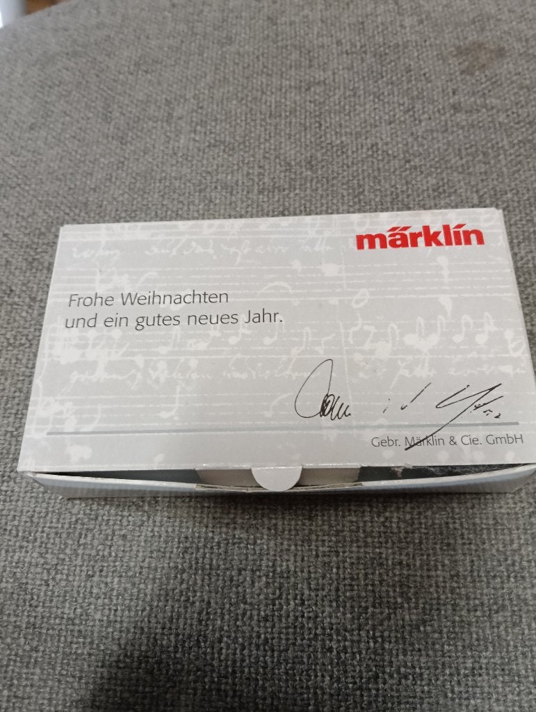 Marklin Z spoor Frohe Weihnachten + Bach CD, Wisselstroom, Wagon, Ophalen of Verzenden, Zo goed als nieuw