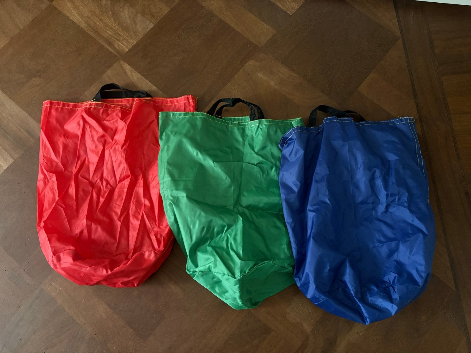 Set van 3 springzakken - 45cm, Ophalen of Verzenden, Gebruikt