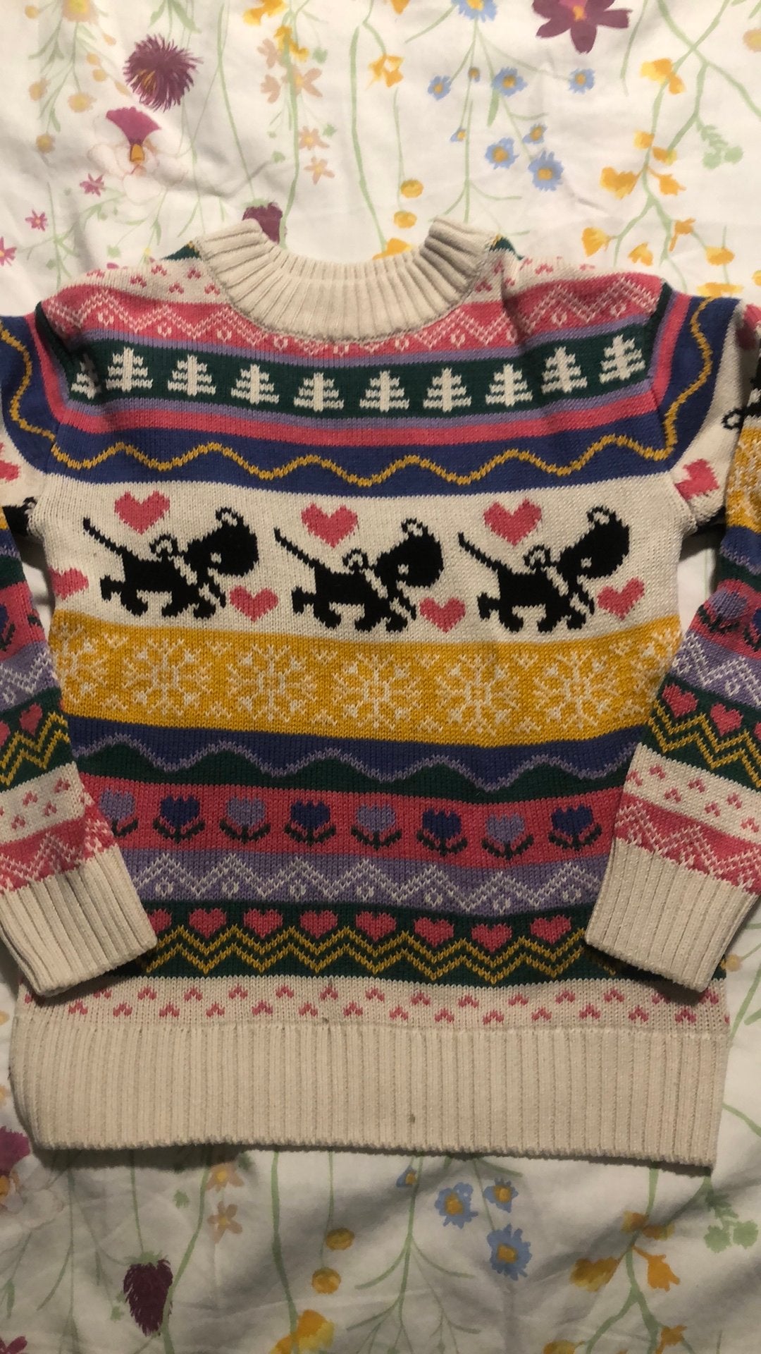 Takkie kersttrui maat 122/128, Ophalen of Verzenden, Zo goed als nieuw, Jongen of Meisje, Trui of Vest