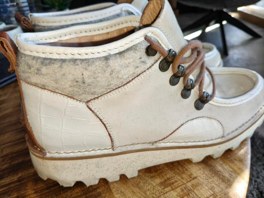 Barleycorn Stijlvolle beige halfhoge schoenen, maat9.⁵, Overige kleuren, Ophalen of Verzenden, Veterschoenen, Barleycorn