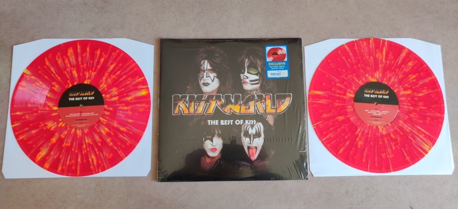 lp Kiss Kiss world best of kiss, Ophalen of Verzenden, Zo goed als nieuw