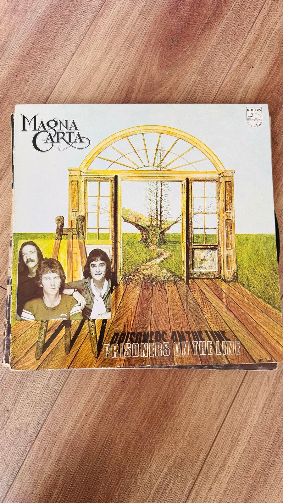 Magna Carta - Prisoners on the Line LP (Philips), LP, Gebruikt, Ophalen of Verzenden, Folk