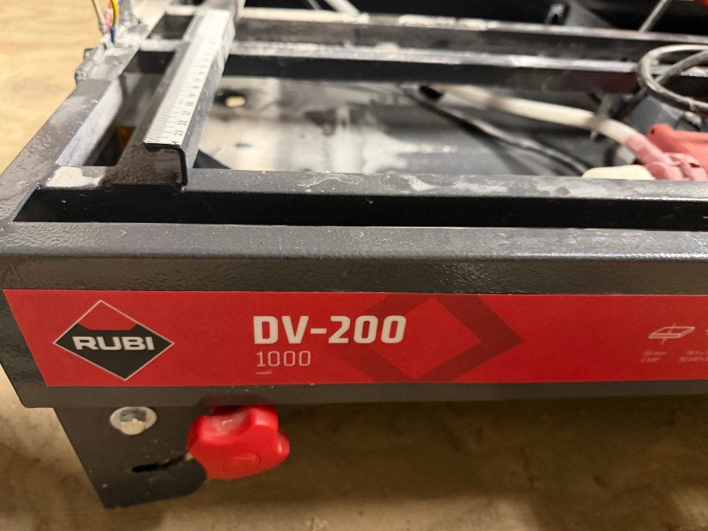 Rubi DV-200 1000 Tegelzaag - Professionele Zaagmachine, Ophalen, Overige typen, 600 tot 1200 watt, Zo goed als nieuw