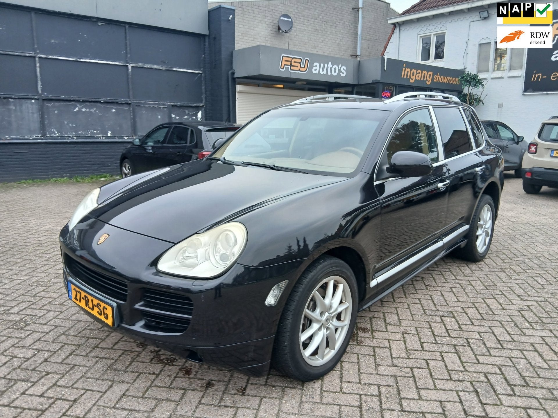 Porsche Cayenne 3.2 / AUTOMAAT / STORING LUCHTVERING!, Auto's, Automaat, Cayenne, Gebruikt, Beige