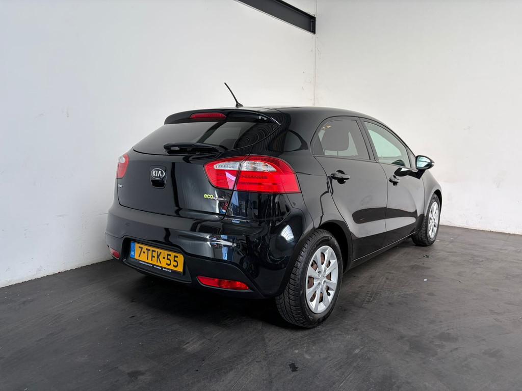 Kia Rio 1.2 CVVT Super Pack. Clima! (bj 2014), 4 cilinders, Zwart, Origineel Nederlands, Handgeschakeld