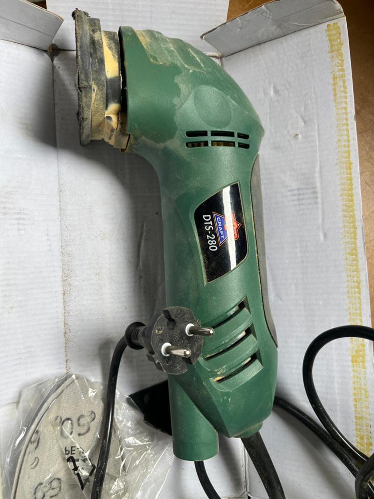 TIP Craft DTS-280 Driehoekschuurmachine, Doe-het-zelf en Verbouw, Gereedschap | Schuurmachines, Ophalen of Verzenden, Gebruikt