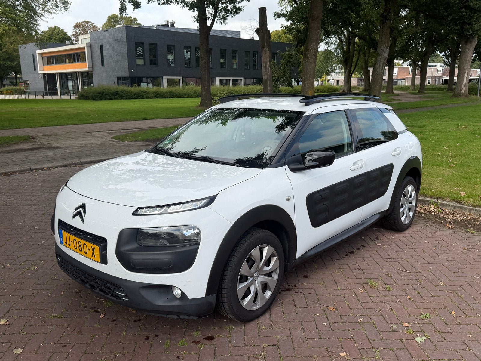 Citroën C4 Cactus 1.2 VTI 82 2016 Wit, Voorwielaandrijving, Dealer onderhouden, 1199 cc, Leder en Stof
