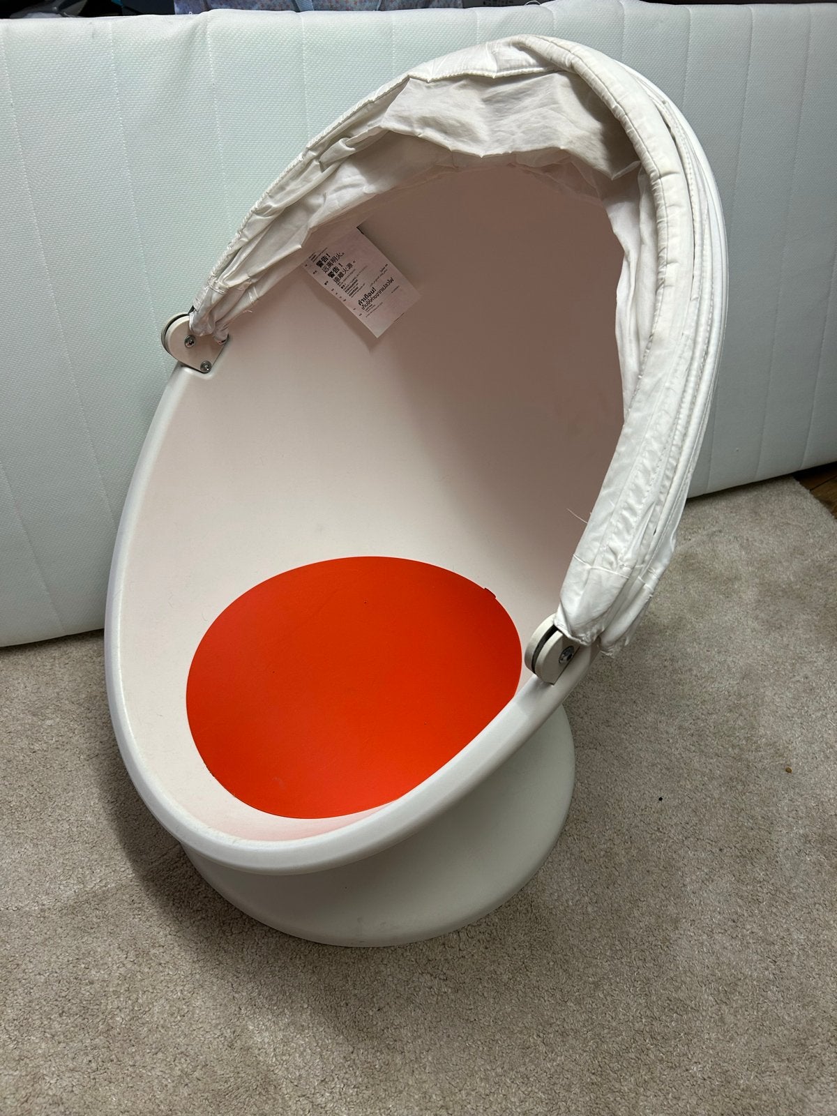 IKEA PS LÖMSK Draaistoel - Wit, Ophalen, Gebruikt, Stoel