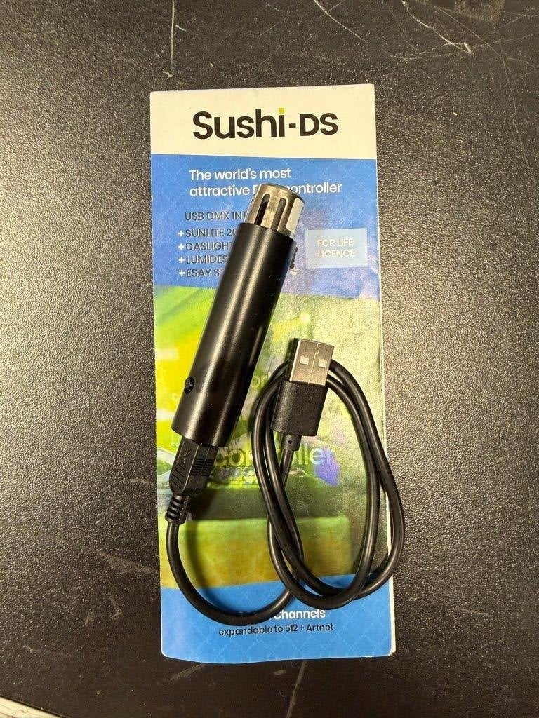 DMXSoft SUSHI-DS USB-DMX Interface | Daslight, Light Rider, ., Overige typen, Nieuw, Ophalen of Verzenden